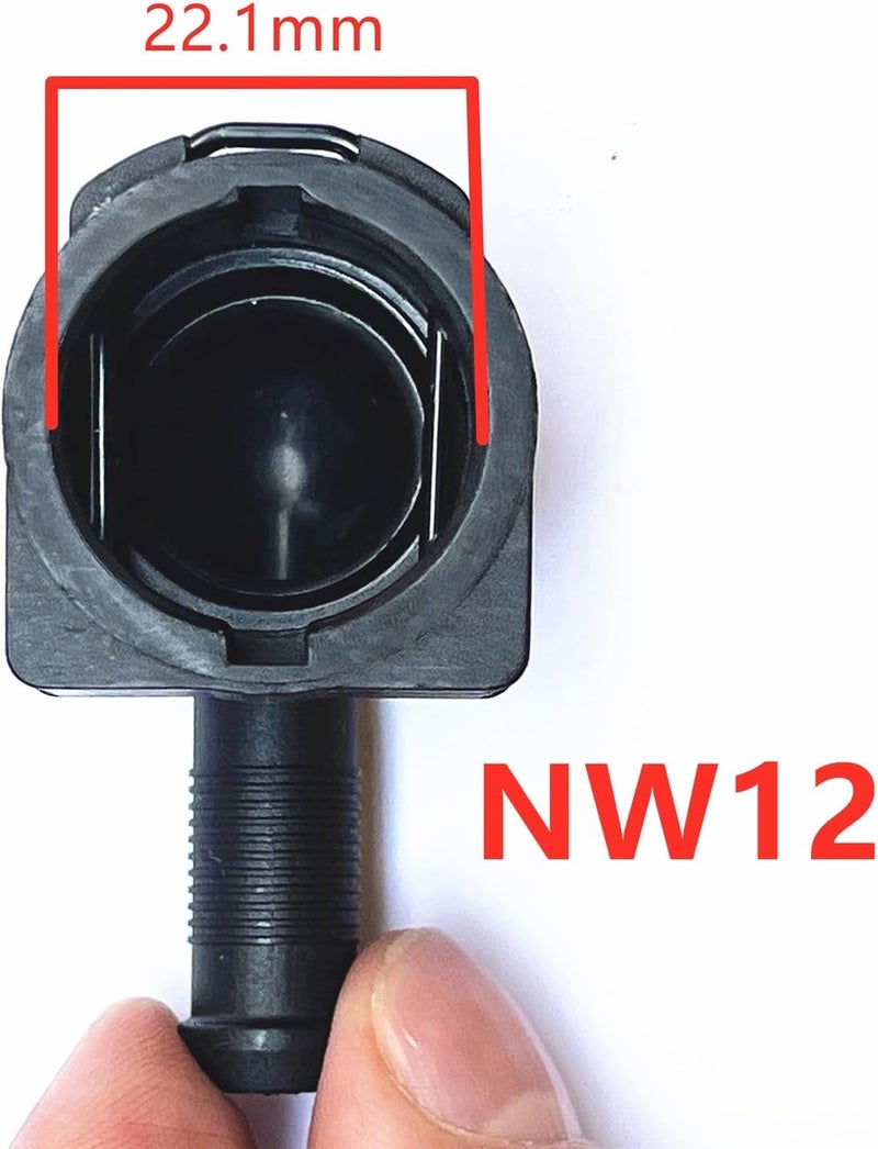 FEEDUN NW12, 90°,Coolant Hose Connector Adapter,Radiator Pipe Line Fitting for Chevrolet Mercedes-Benz BMW Audi Volkswagen Volvo Buick,Engine Heater Hose Assembly Junction Flange Repair Kit Threaded,5/8 inch - Image 4